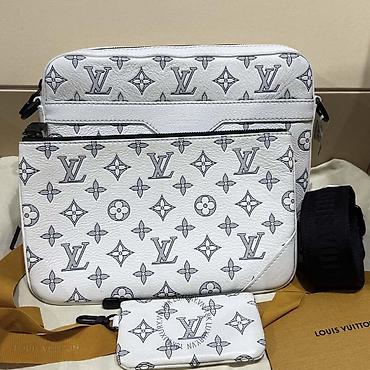 брендовая: Барсетка, Louis Vuitton, Материал: Натуральная кожа, Новый — 1