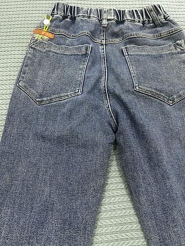 Детская одежда и обувь: Uşaq cins şalvarı - Rəng: tünd-boz/klassik yuyulmuş denim - Model — 4