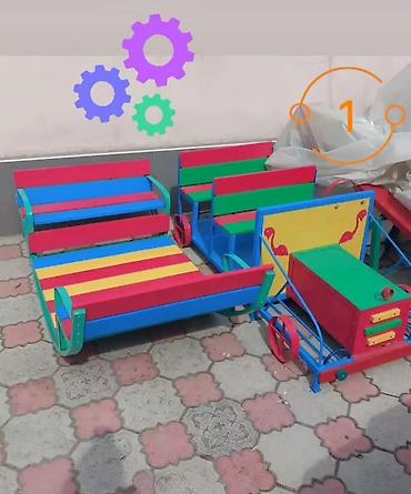 Детские качели: Качели Песочницы Скамейки Лодочки качалки Столики есть — 7