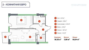 60: 🏢 Leven Park — квартиры бизнес-класса в южной части Бишкека. 📍 — 9