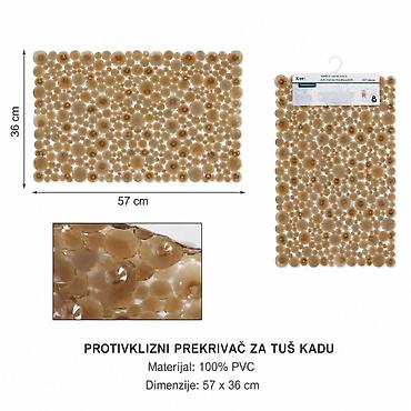 KMT Prozirna smeđa prostirka za kupanje na točkice 3280064 - Brend na lalafo.rs KMT Prozirna smeđa prostirka za kupanje na točkice 3280064 - Brend
