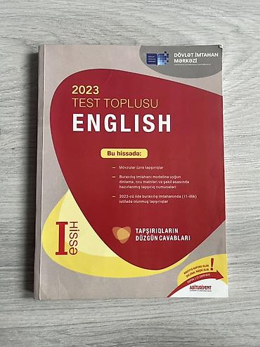 Testlər: İngilis dili Testlər 11-ci sinif, DİM, 1-ci hissə, 2023 il — 1