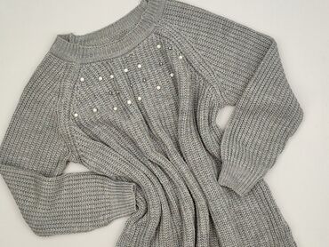 sweter z perełkami h: Sweter damski, rozmiar M