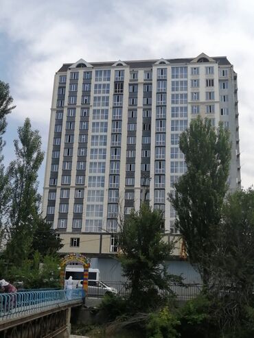 ош киргизия снять квартиру: 2 комнаты, 80 м², Элитка, 9 этаж, ПСО (под самоотделку)