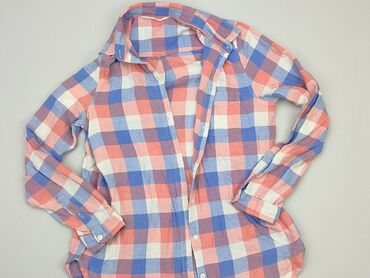 stradivarius bluzka z długim rękawem: Shirt 13 years, condition - Very good, pattern - Cell, color - Multicolored