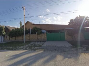 аренда домов кара балта: 100 м², 4 комнаты, Забор, огорожен, Подвал, погреб