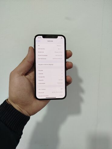 Apple iPhone: IPhone 12 Pro, 128 GB, Black Titanium, Face ID