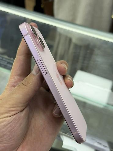 Мобильные телефоны и аксессуары: IPhone 15, Б/у, 128 ГБ, Розовый, Кабель, 88 % — 10