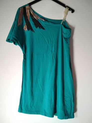 h: M (EU 38), Cotton, color - Turquoise