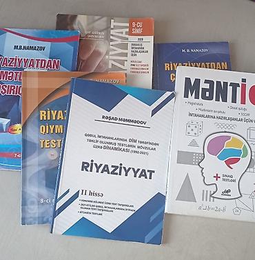 Məktəb çantaları: Müxtəlif kitablar var test topluları məntiq isdiyen yaza bilər qiyməti — 2