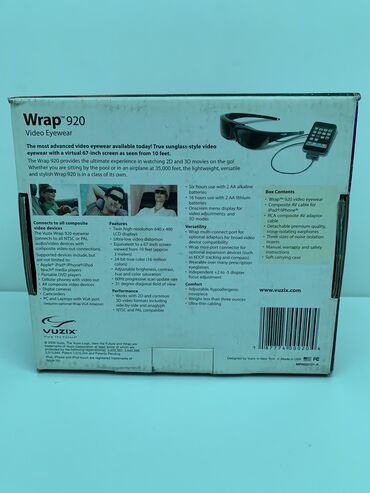 Другие VR очки: 📲 😎👍Видеоочки «VUZIX-Wrap 920» демонстрируют отличное разрешение для — 14