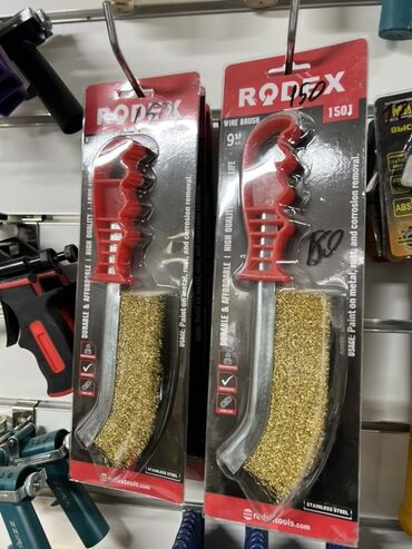 Отделочные инструменты: Проволочная щетка RODEX 150J предназначена для эффективного удаления