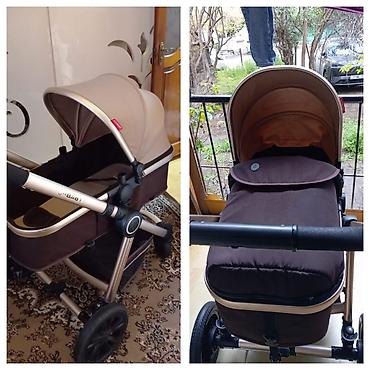 Araba-beşiklər: Mehra Kolyaska For babyden alinb. qiw Cexolu var. Tekeri cixib taxilir — 1