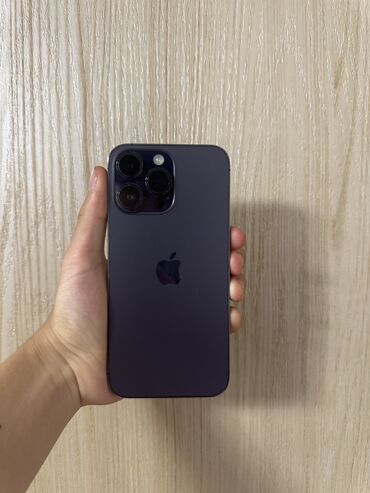 Apple iPhone: IPhone 14 Pro Max, Б/у, 256 ГБ, Deep Purple, Коробка, 83 %