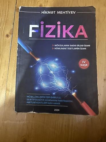 kohnə pullarin alisi: Hikmət Mehtiyev – Fizika (IV nəşr), 2024 Xüsusiyyətlər: - Mövzuların — 1