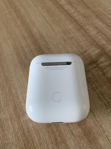 eirpods: İşlənmiş Simsiz (Bluetooth) Qulaqcıqlar, Apple, rəng - Ağ — 1