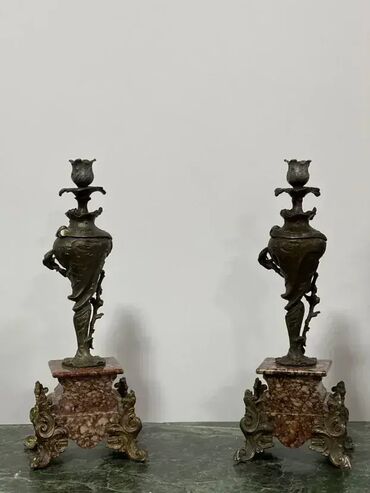 RS - Other Antique Decor: Svecnjaci u paru Dobro stanje Licno preuzimanje ili prevoz uz dogovor — 5