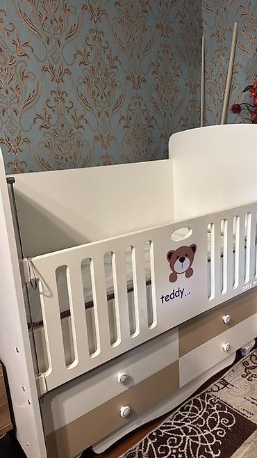Beşiklər: Uşaq beşiyi – Baby Mood “Teddy” modeli - Rəng: ağ və bej — 6
