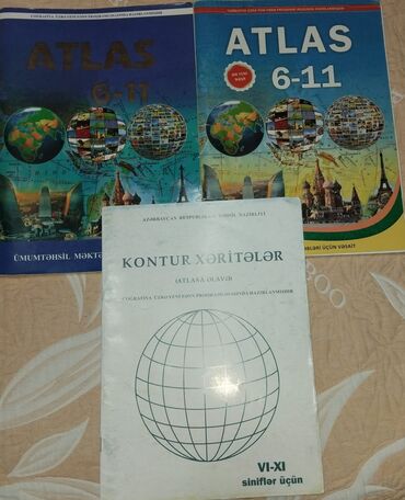 1 ci sinif informatika dersliyi pdf: Məhsul: Coğrafiya üçün atlas və kontur xəritələr toplusu Tərkibi: -