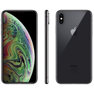 aifon xs max: IPhone Xs Max, Б/у, 64 ГБ, Черный, Чехол, 77 %