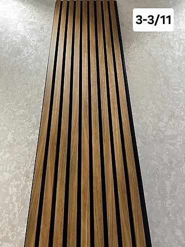 Рейки: 3D рейки для стен и потолка Описание: - Декоративные рейки с черной — 1