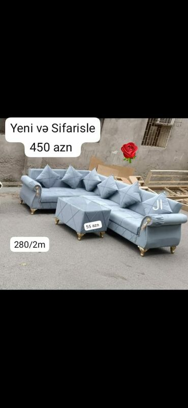 Çarpayılar: Künc divan, Yeni, Açılmayan, Bazasız