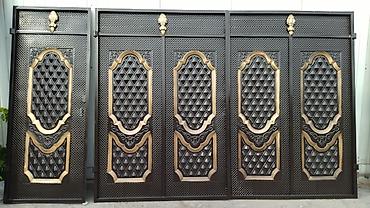 Распашные ворота: Ворота распашные, откатные, навесы, решетки отличного качества — 11