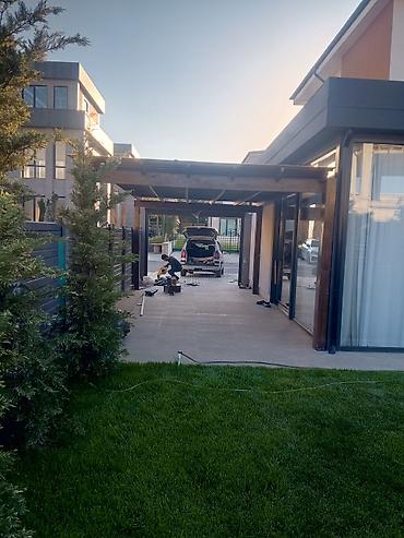 polikarbon: Açıq hava üçün taxta pergola – terasa və həyət məkanı üçün hazır həll — 1