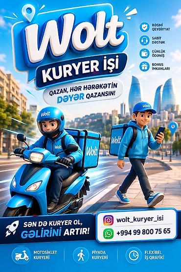 Работа: Мото-курьер требуется, Ежедневно оплата, Без опыта — 1