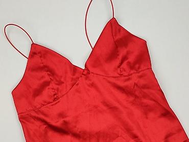 sukienki czerwona satyna: Sukienka damska, rozmiar S — 1