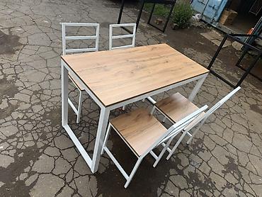 study table: Кухонный стол и стул, Новый, Платная доставка, Самовывоз — 1