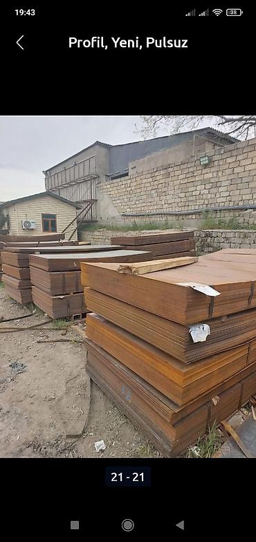 Düzbucaqlı, Dəmir Profil, şveller, Qalınlıq: 10 mm, Yeni, Ünvandan götürmə, Pulsuz çatdırılma, Ödənişli çatdırılma lalafo.az -da — 4 Düzbucaqlı, Dəmir Profil, şveller, Qalınlıq: 10 mm, Yeni, Ünvandan götürmə, Pulsuz çatdırılma, Ödənişli çatdırılma — 4