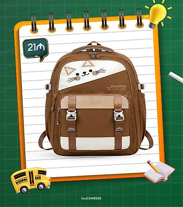Məktəb çantaları: 🎒MƏKTƏBLİ ÇANTALARI 1. Minimalist Müasir Çanta (Kod: 048567) ❌İlkin — 26