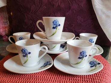 Kuhinjski setovi: Soljice nove,vintaz porcelanske za kafu. Solje pun porcelan,natpis na lalafo.rs — 1 Kuhinjski setovi: Soljice nove,vintaz porcelanske za kafu. Solje pun porcelan,natpis — 1