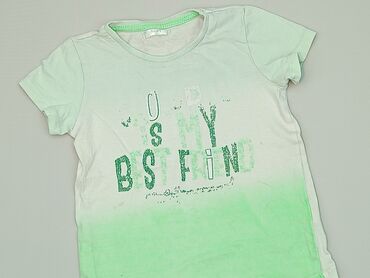 zielona koszulka dla dziewczynki: Koszulka, 1.5-2 lat, 86-92 cm, stan - Zadowalający
