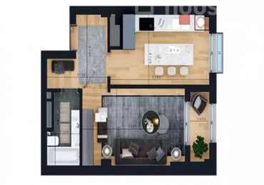 Продажа квартир: 1 комната, 40 м², Элитка, 8 этаж, ПСО (под самоотделку)