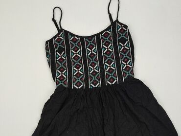 sukienki czarna welurowa: Sukienka, XS, Clockhouse, stan - Dobry