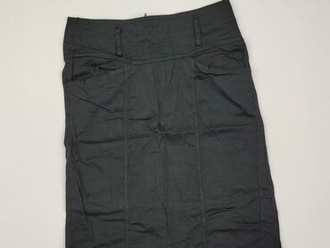 spódnice midi plisowane czarne: Skirt, S (EU 36), condition - Good