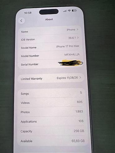 Мобильные телефоны и аксессуары: IPhone 17 Pro Max, 256 ГБ, Оранжевый — 4