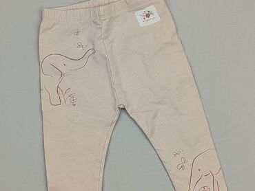różowe spodnie bershka: Legginsy, So cute, 9-12 m, stan - Dobry