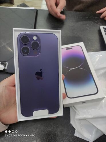 red magic 6 бишкек: IPhone 14 Pro Max, 256 ГБ, Deep Purple, Заряддоочу түзүлүш, Коргоочу айнек, Каптама, 89 %