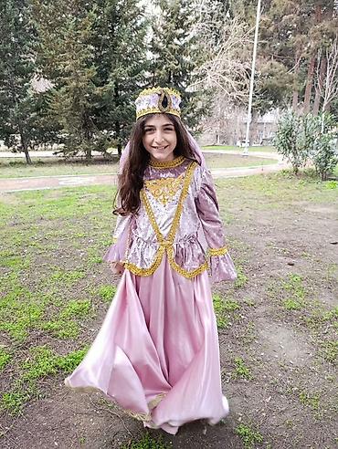 azerbaycan forması: Əlaqə 050-781-41-78 Uşaq üçün milli rəqs kostyumu dəsti - Model: qız — 9