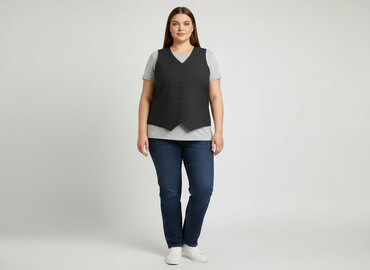 massimo dutti kamizelka damska: Women`s waistcoat, size 7XL
