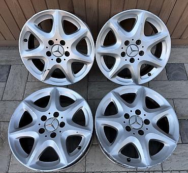 Литые Диски R 16 Mercedes-Benz, Комплект, отверстий - 5, Б/у at lalafo.kg Литые Диски R 16 Mercedes-Benz, Комплект, отверстий - 5, Б/у