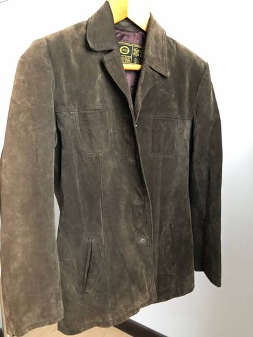 замшевые пиджаки мужские: Пиджак, Классическая модель, Турция, L (EU 40)