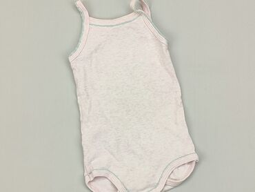różowe body niemowlęce: Body, 6-9 m, 
stan - Dobry