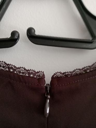air max 90 command: Elegantna midi haljina bez rukava u tamno braon boji. - Kroj — 5