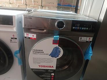 9 c: Стиральная машина автомат, Новый, Toshiba, До 9 кг, Фронтальная, Кредит — 1