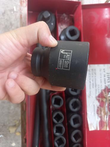 16 liq disklər: JENLEY 21 hissəli qollu ucluq açar dəsti - 3/4" kvadrat çıxışlı qollu — 3