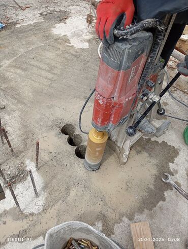 Beton işləri: #Betonkesme #betondeşmə Beton kubik kərpic - dən kəsim deşim — 2